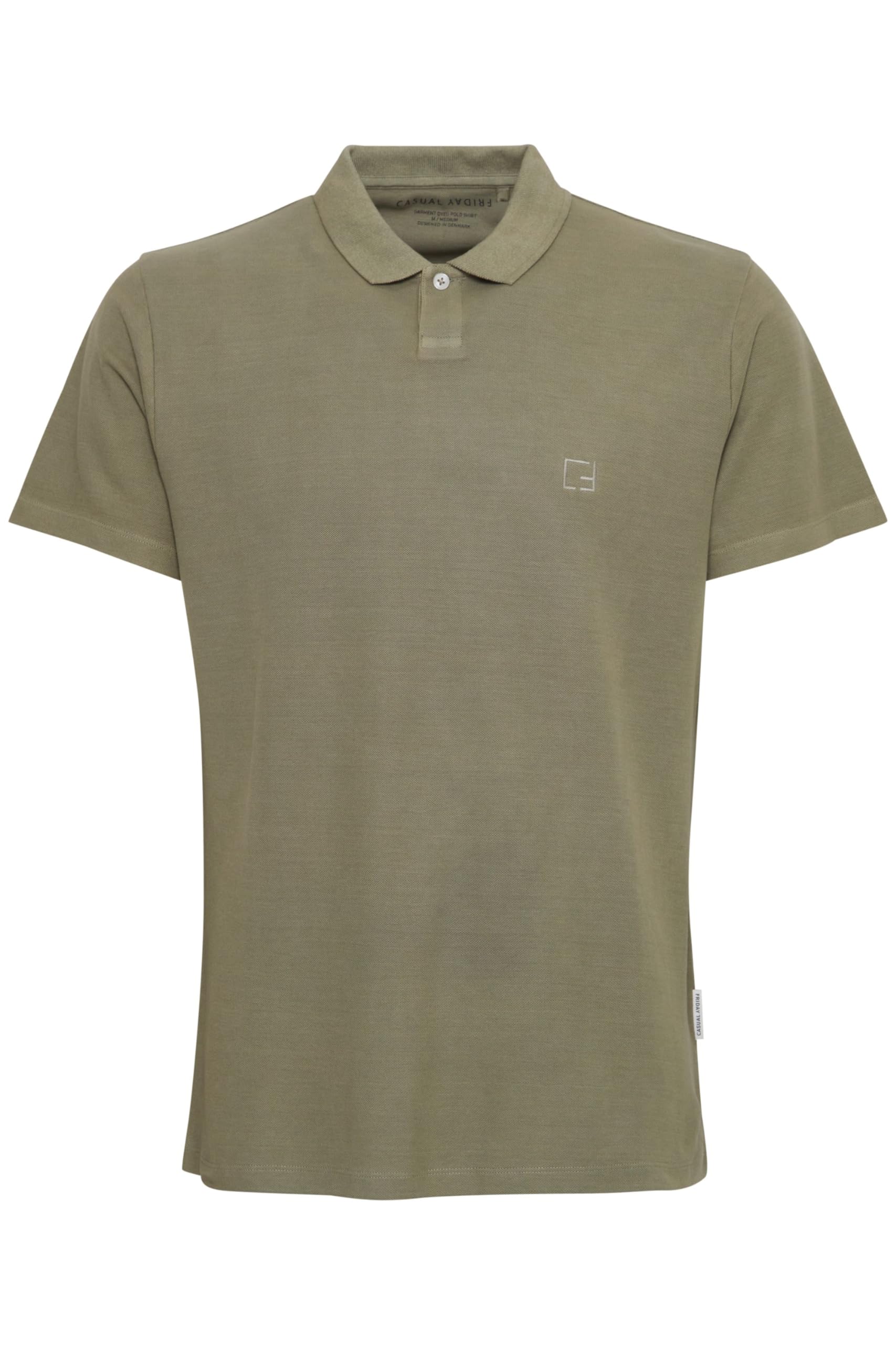 CASUAL FRIDAY CFTristan GMT Dyed Pique Polo Shirt Herren Poloshirt Shirt Umlegekragen 100% Baumwolle Regular fit