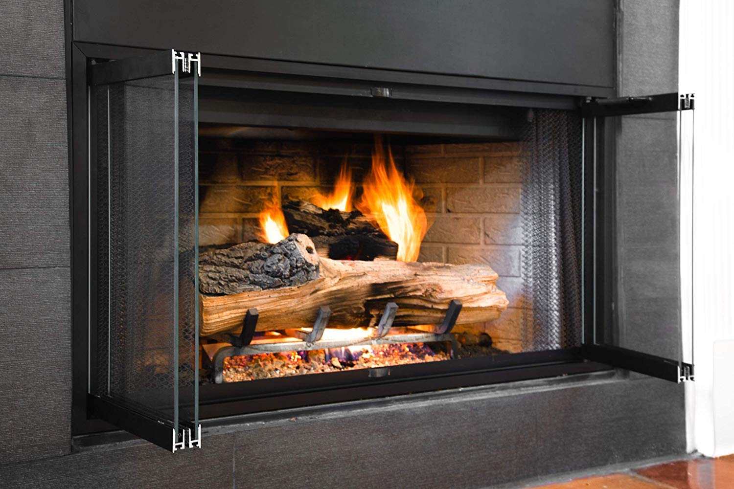 Heatilator Prefab Fireplace Door | Easy to Install | Frame Included | -  Fits Models E36, EC36, HB36A, HB36AI Only. : Home u0026 Kitchen - Amazon.com