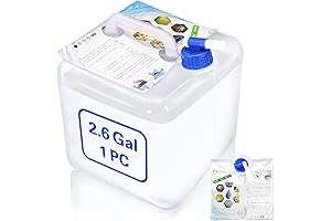 TOPOKO 5.3-Gallon Folding Water Cube Container with Spigot