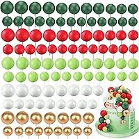 Vista 46 de 108 bolas para decoración de tartas, globos de espuma para hornear pasteles, boda, aniversario, decoración de cumpleaños