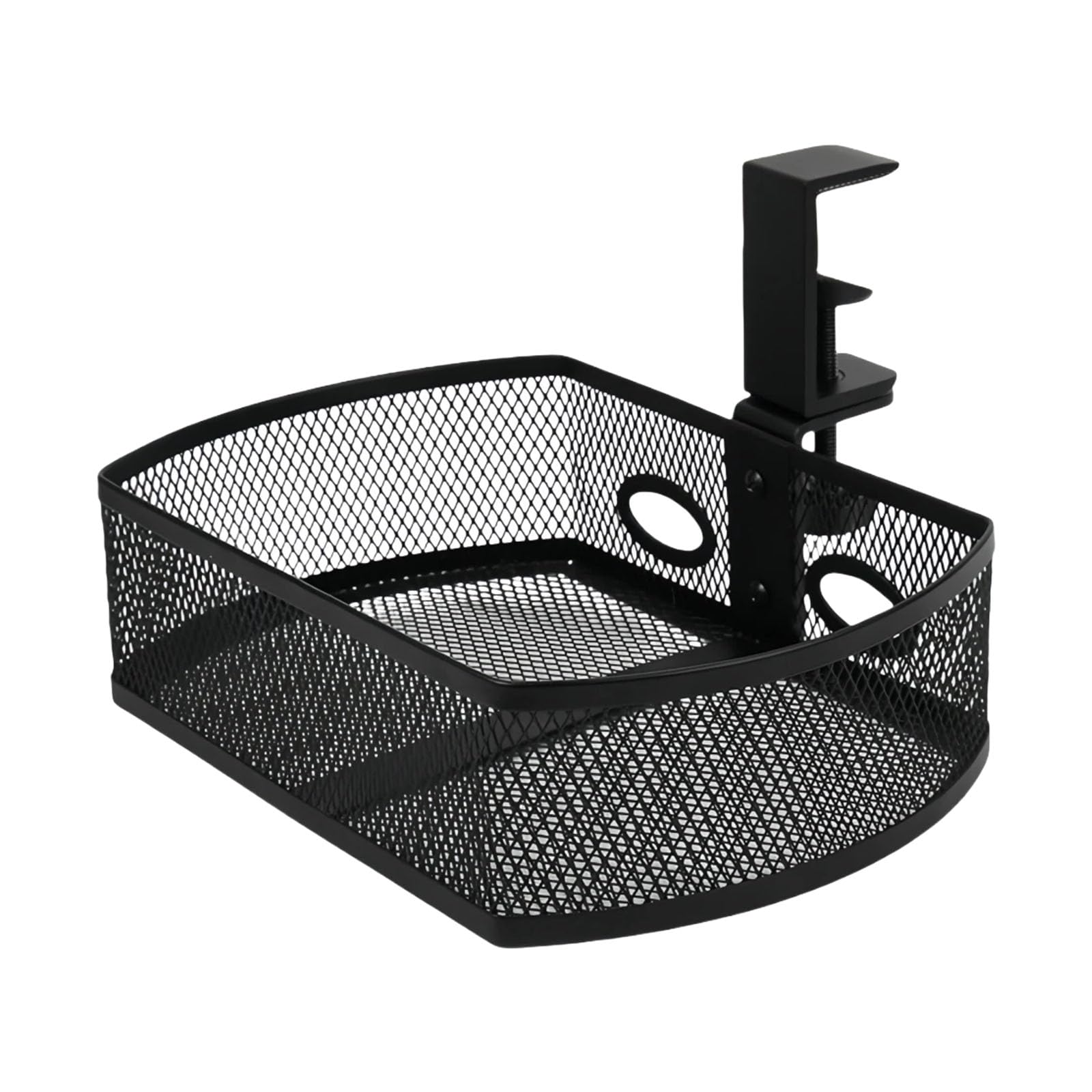 Soporte de almacenamiento giratorio de metal organizador de armarios sin herramientas de 360 grados