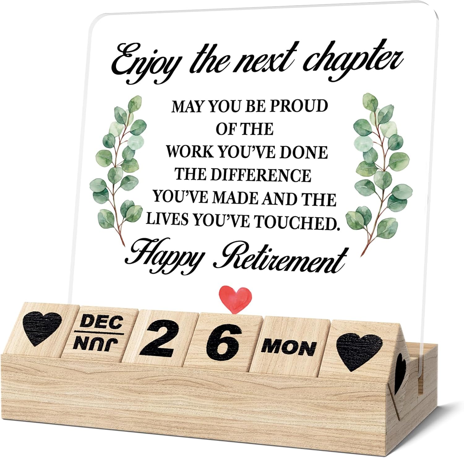 Winnie Inspirational Gifts - Pooh Motivational Desk Decor Block Calendar