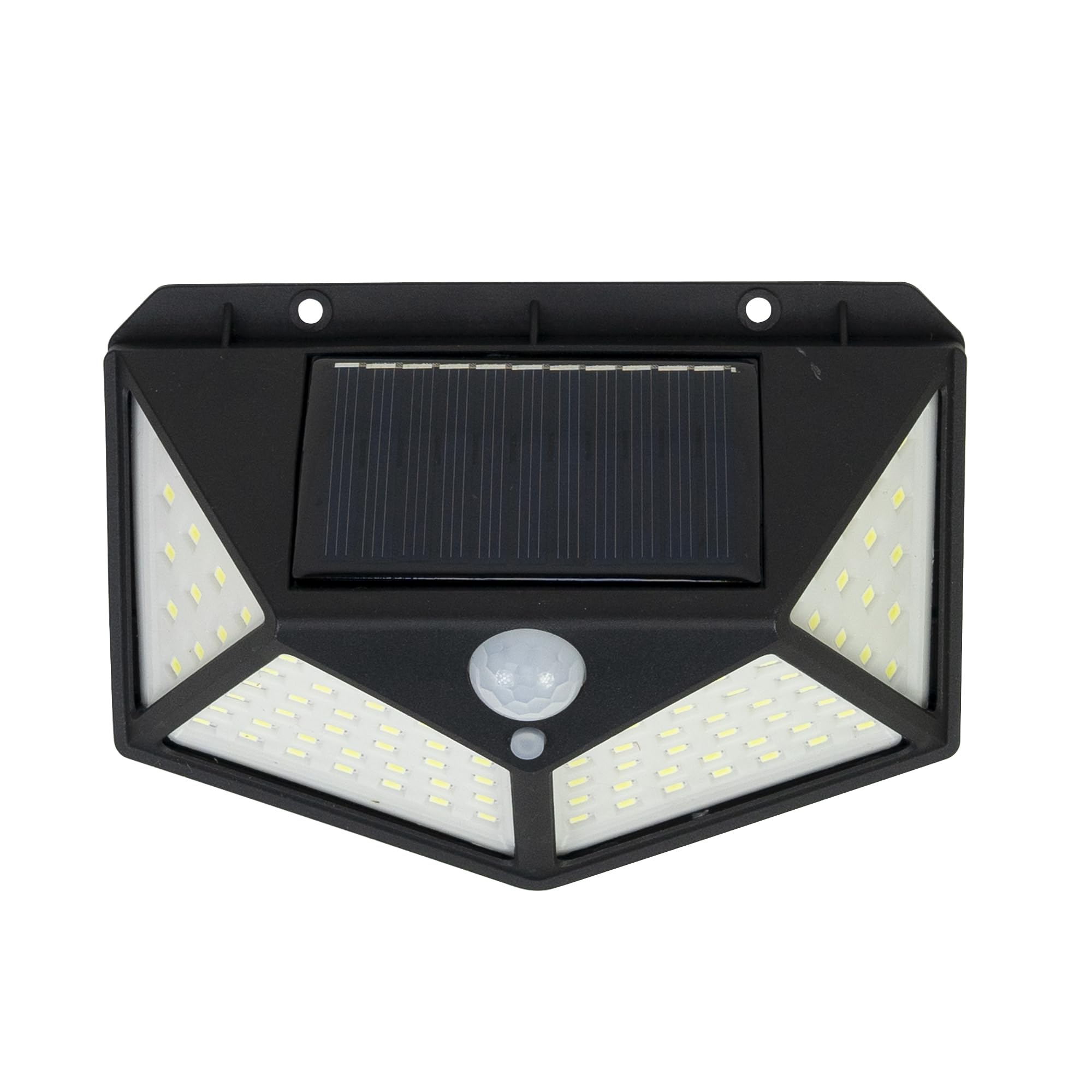 PNI LED Solar lamp Greenhouse WS10, 100 LEDs, 600 lm, PIR Angle 120 Degrees, Battery 1800 mAh, Wall mounting, Black