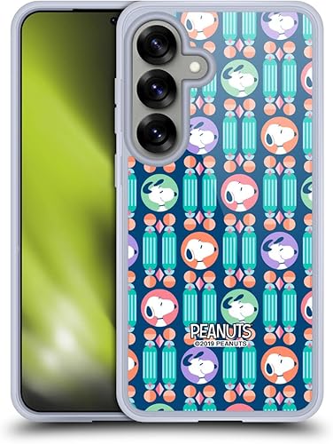 Miniatura 329 de Head Case Designs Funda de gel con licencia oficial de Peanuts Pastels Snoopy Deco Dreams [protección de grado militar] compatible con Samsung