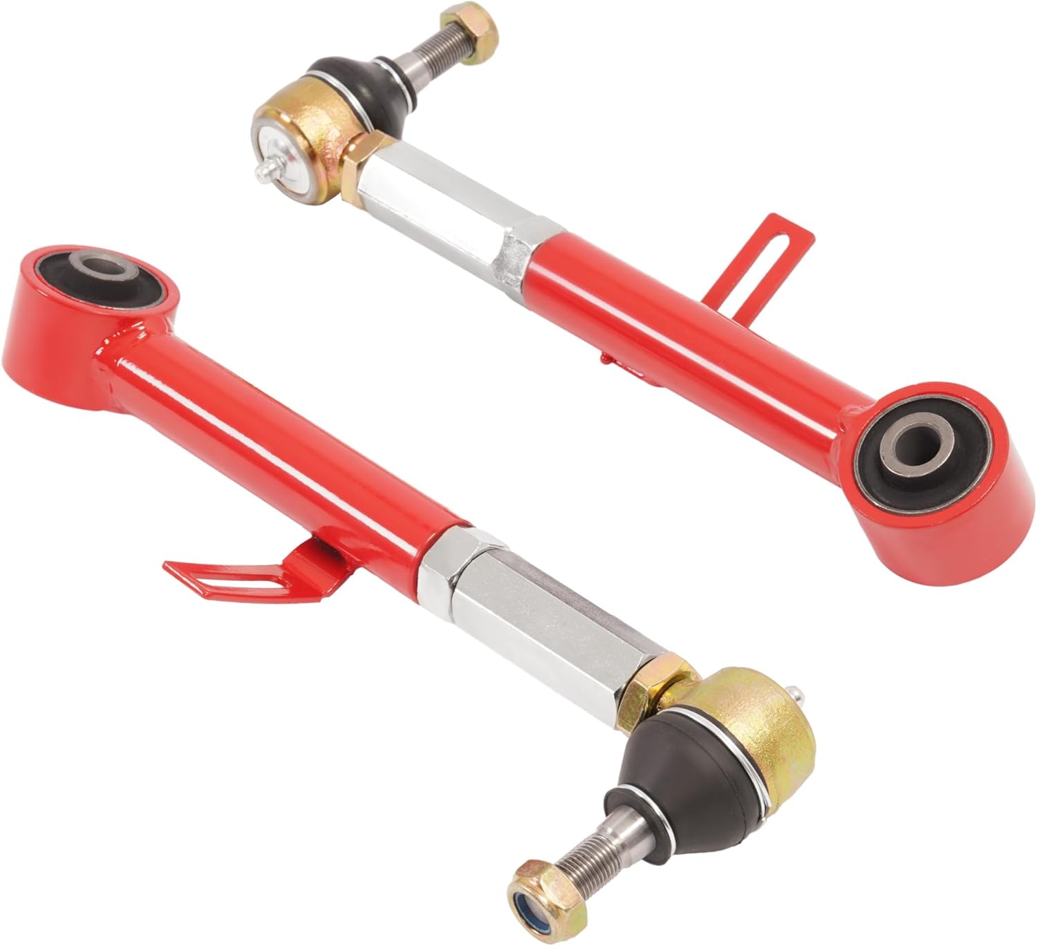 Baloceo Adjustable Rear Toe Control Arm Kit for 1995-2000 Lexus LS400 UCF20 - Heavy-Duty Steel, Red Powder Coated