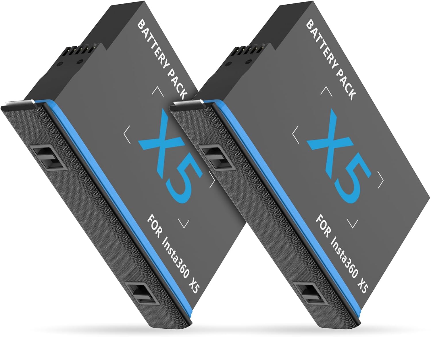 2026 New 360X5 Camera Battery, 2-Pack 2800mAh Rechargeable Battery for Insta 360 X5 Camera Battery Replacement 3.89V Lithium-Ion Batteries