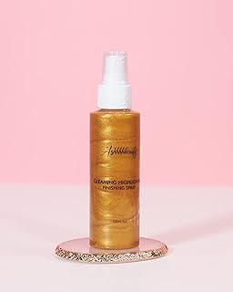 TOO PWETTI (Gleaming Glow Setting Spray (Perfect for Light, Golden to Tan Skintone).Body illuminator, illuminate the skin shimmer Lumminizer, Bronzer, luminescence, Strobing effect, body shimmer, gives luxuriously soft dewy moisturized skin. Can be sprayed on the face & body