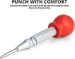 NEIKO 02638A 5-Inch Punch Center automatique pour le métal, Ajustable Impact Ressort Loaded Center Punch Tool, Spring Punch, Centre Punch Ressort Charged, Auto Center Punt