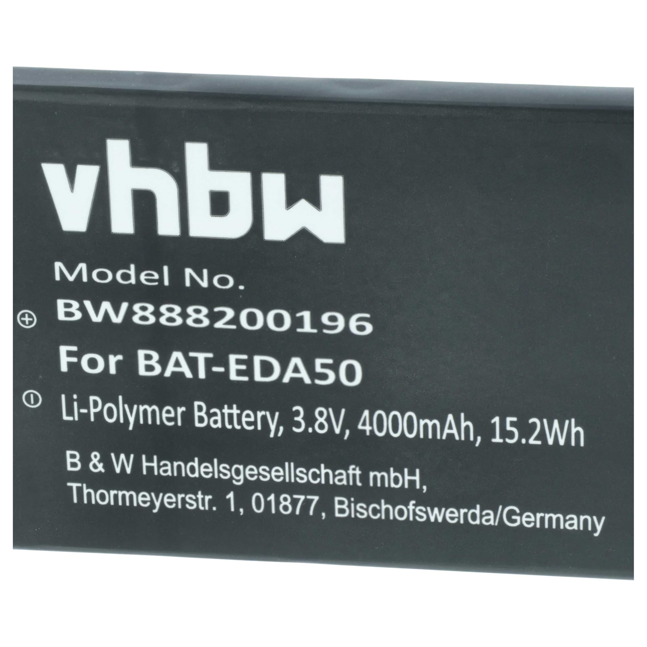vhbw 2X Akku kompatibel mit Honeywell Scanpal EDA50