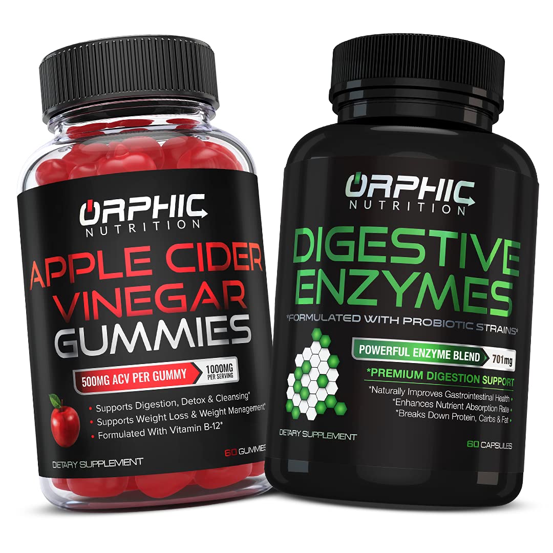 Buy Apple Cider Vinegar Gummies + Digestive Enzymes Formulated to