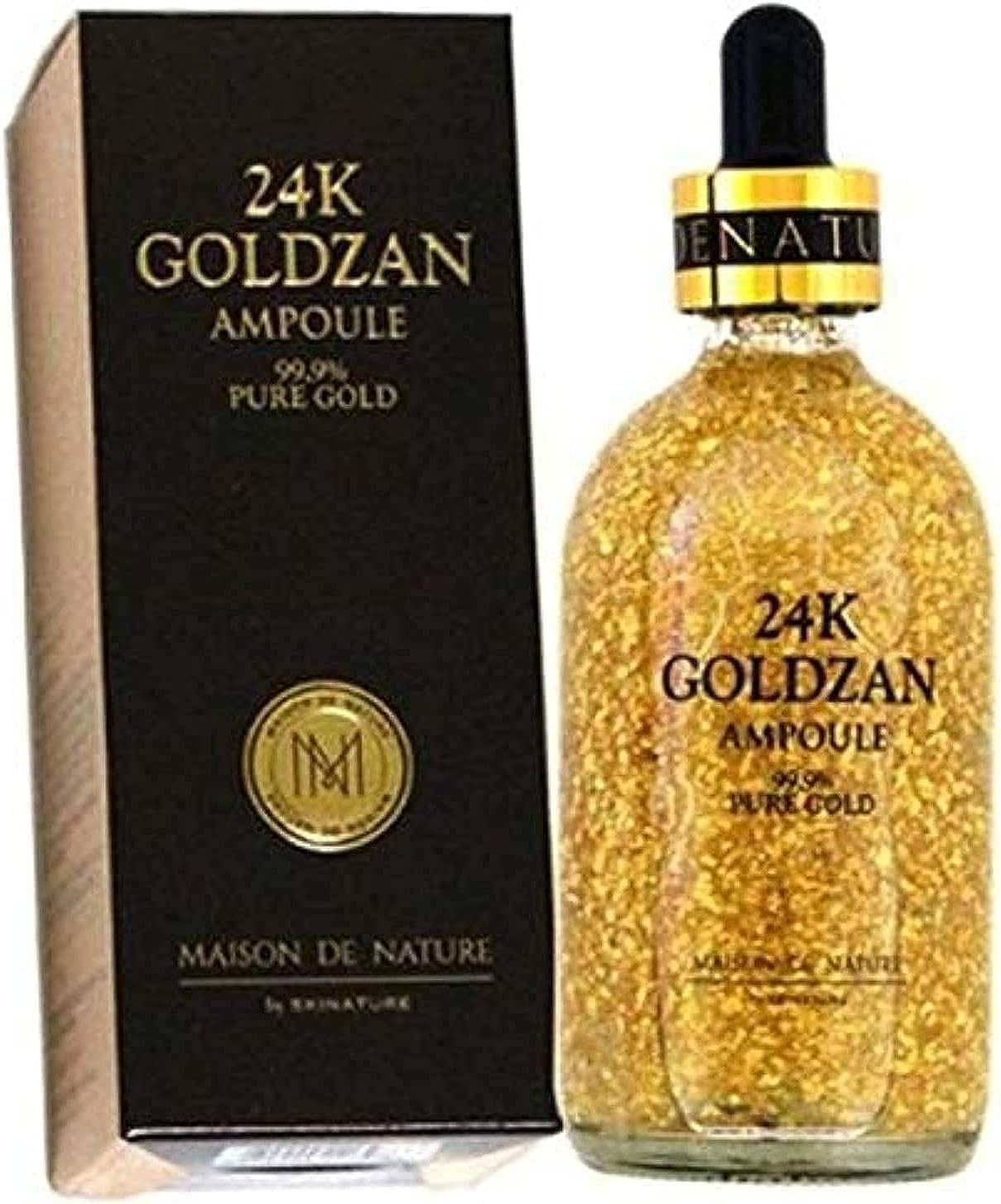 [Maison de Nature] 24k GOLDZAN AMPOULE 99.9% Pure Gold Serum of The Year in Korea