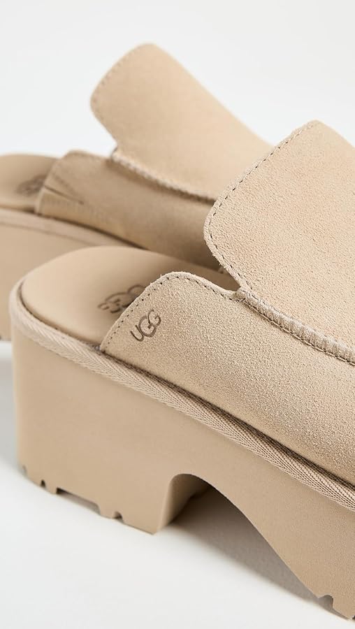 Amazon.com | UGG Women's New Heights Slide Sandal, Mustard Seed