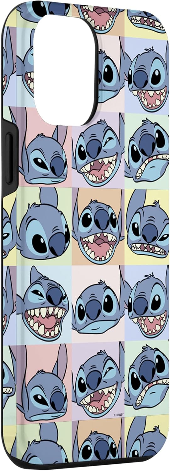 Disney Lilo & Stitch Many Faces of Stitch Pop Art Case for iPhone 12 Pro Max
