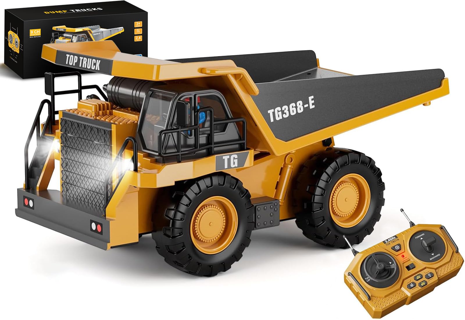 KIDMARKT RC Dump Truck with 9-Channel Control