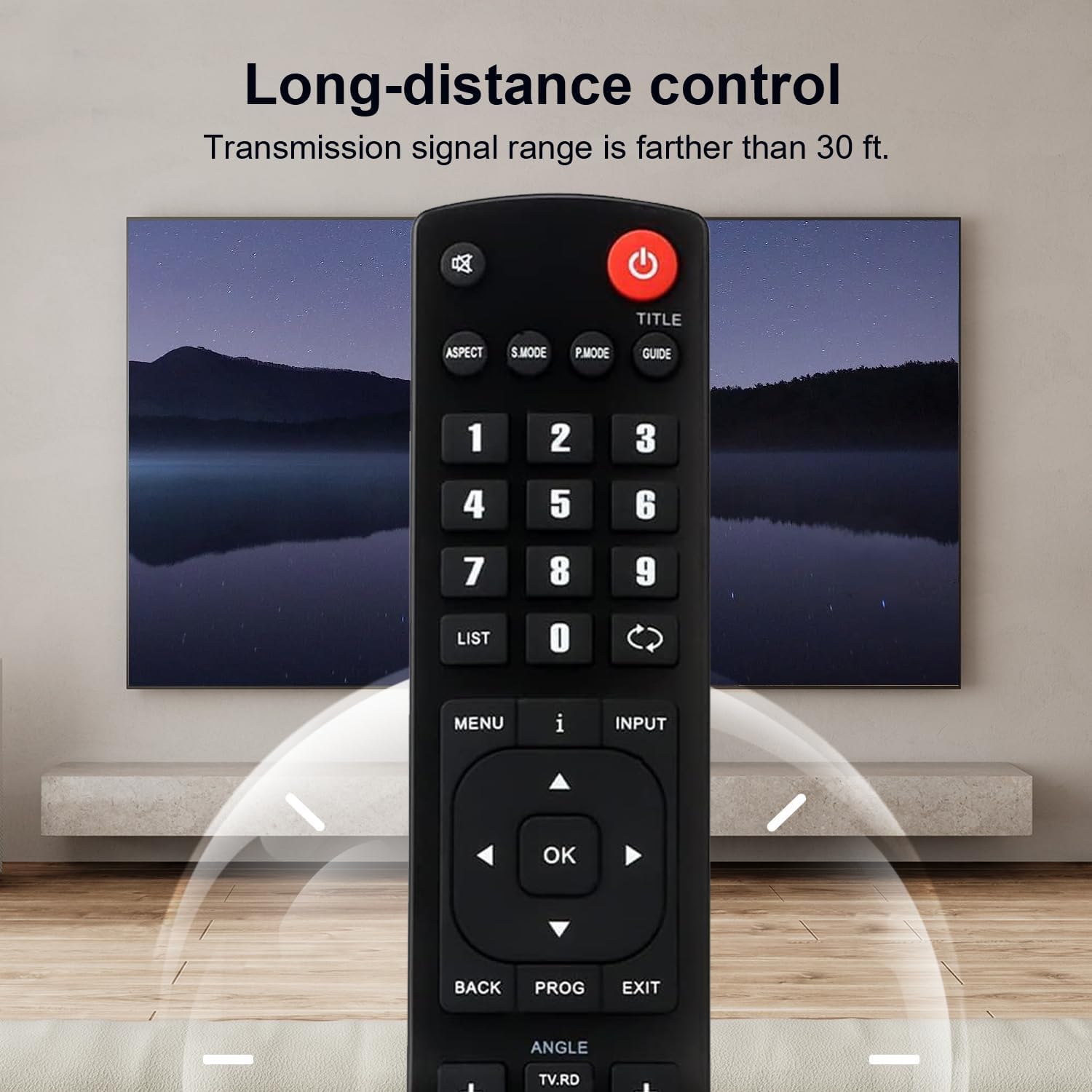 RM-C3174 Replacement Remote Control for JVC Smart TV LT-32C350 LT-32C351 LT-40C550 LT-40C551 LT-22C540 LT-24C340 LT-42C550 LT-49C550 LT-50C550 LT-55C550 - Image 3