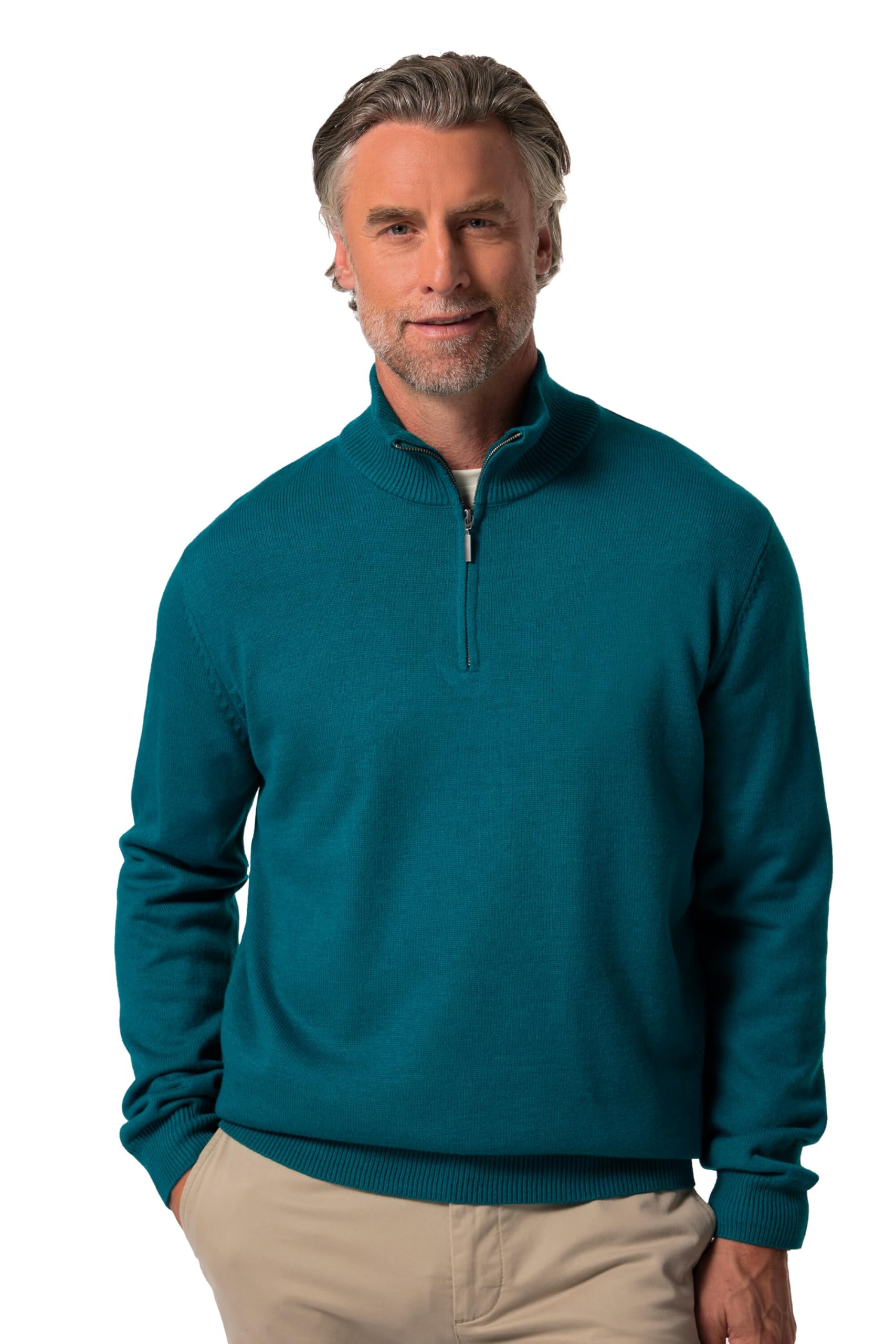 Boston Park Herren große Größen Übergrößen Menswear L-8XL Troyer, Strick, Zippkragen 832920