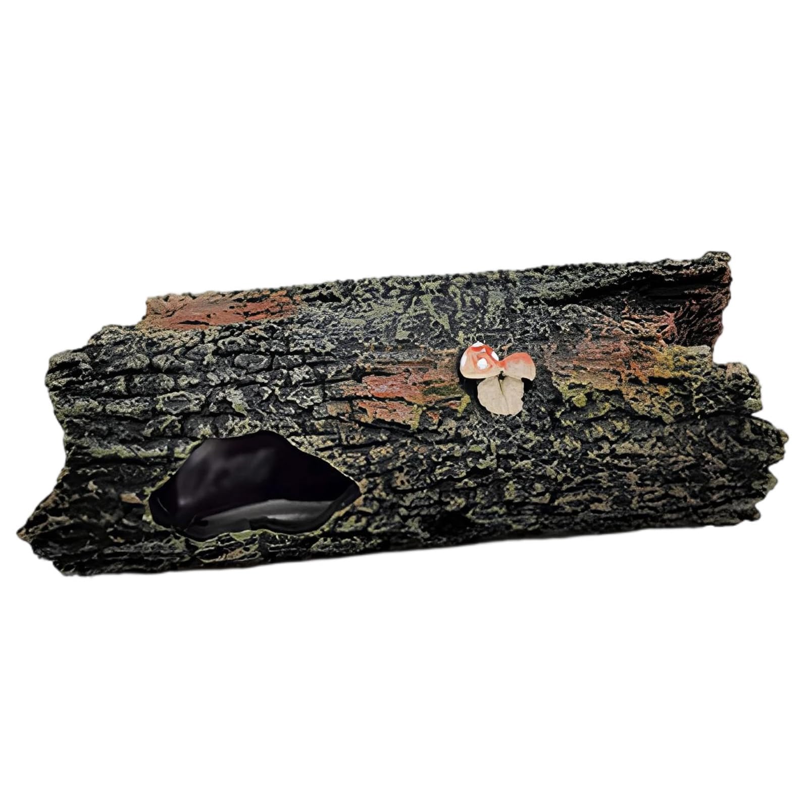 Tronco de árbol para reptiles de 20cm y decoración de resina para acuarios