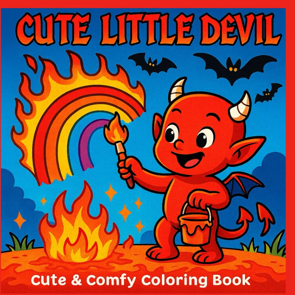 CUTE LITTLE DEVIL:: cute & comfy coloring book