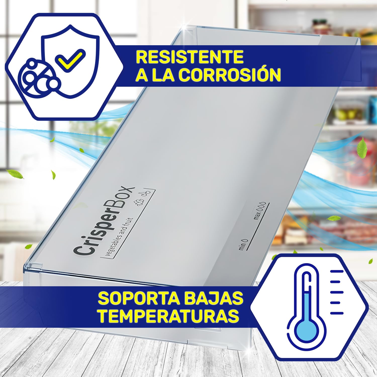 Tapa del Cajón del Nevera 450х165 mm con Código Original 11000682 para Bosch para Siemens - Garantía de 10 Años - MONTERAL