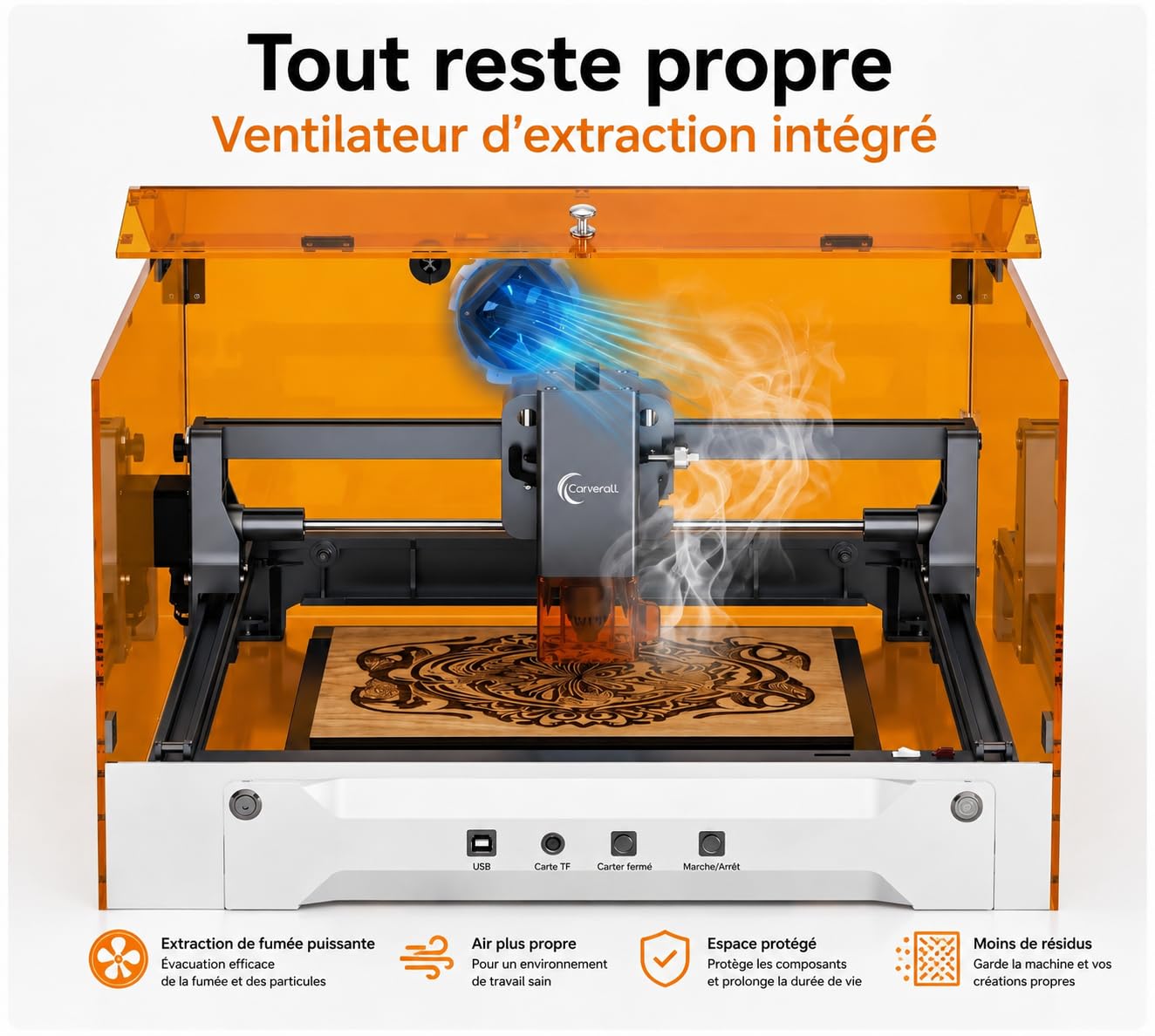 K15 Pro 10W Laser Graviermaschine & Cutter Wi-Fi App-Steuerung Klasse 1 A4 300x200mm 0,01mm Lasergravur-Maschine für Holz Acryl Metall Leder DIY Kleingewerbe