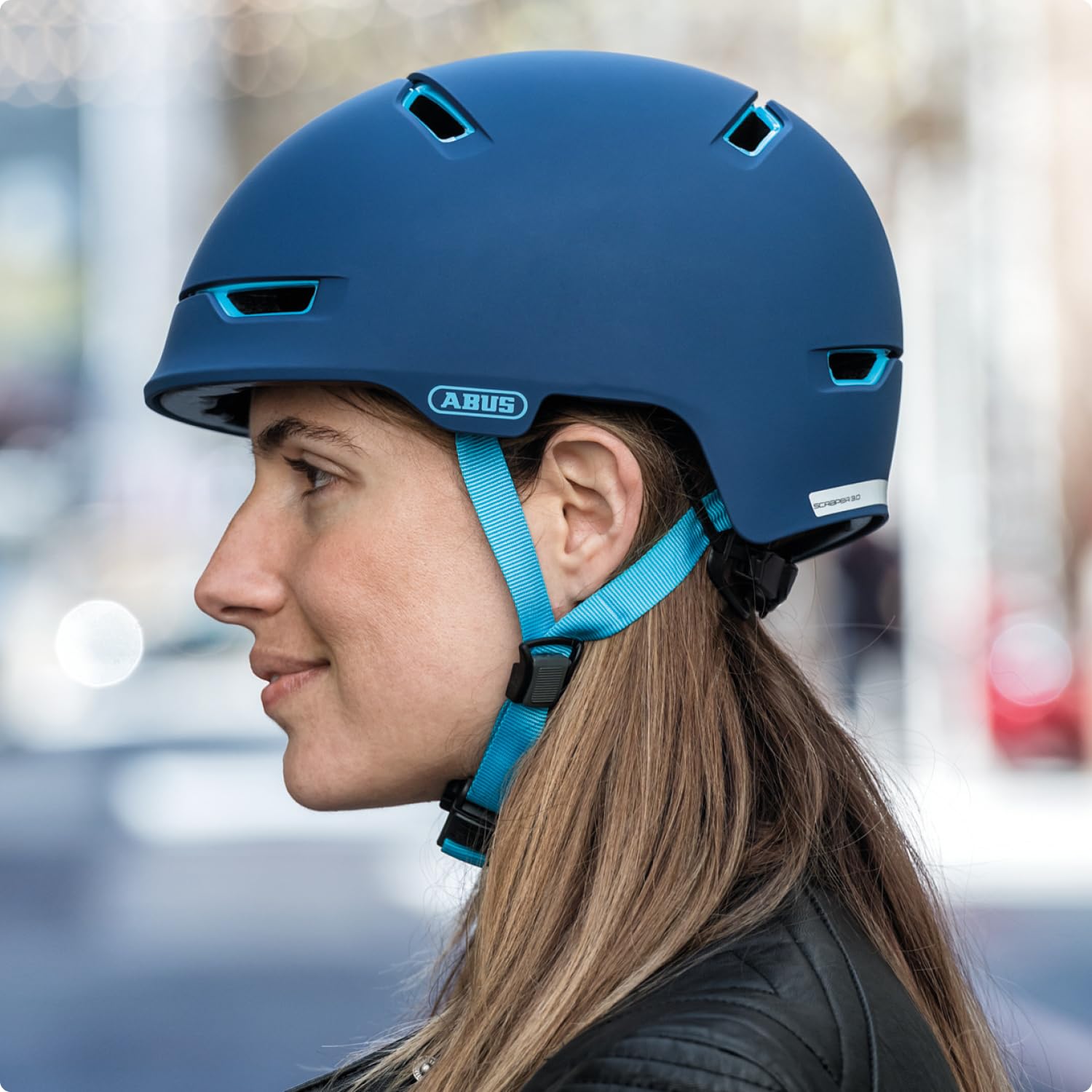 ABUS Casque de ville Scraper 3.0 ACE - Casque de vélo robuste pour la circulation en ville - pour femmes et hommes