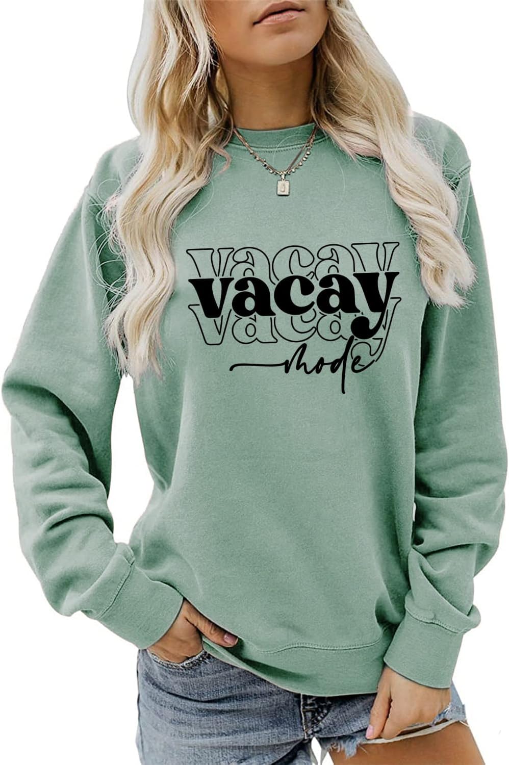 Vacay Mode Sweatshirt, Airplane Mode Shirt Women Burundi Ubuy