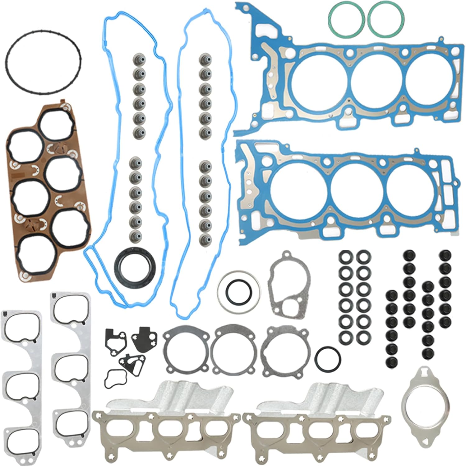 labwork Engine Cylinder Head Gaskets Set Replacement for Cadillac CTS SRX Replacement for Buick Allure LaCrosse 3.6 2004-2009 HS26376PT