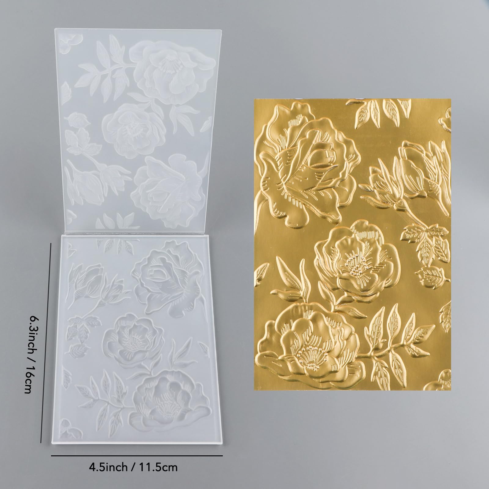 BAOFALI Pochoirs De Gaufrage 3D En Forme De Feuille D'érable Pour La