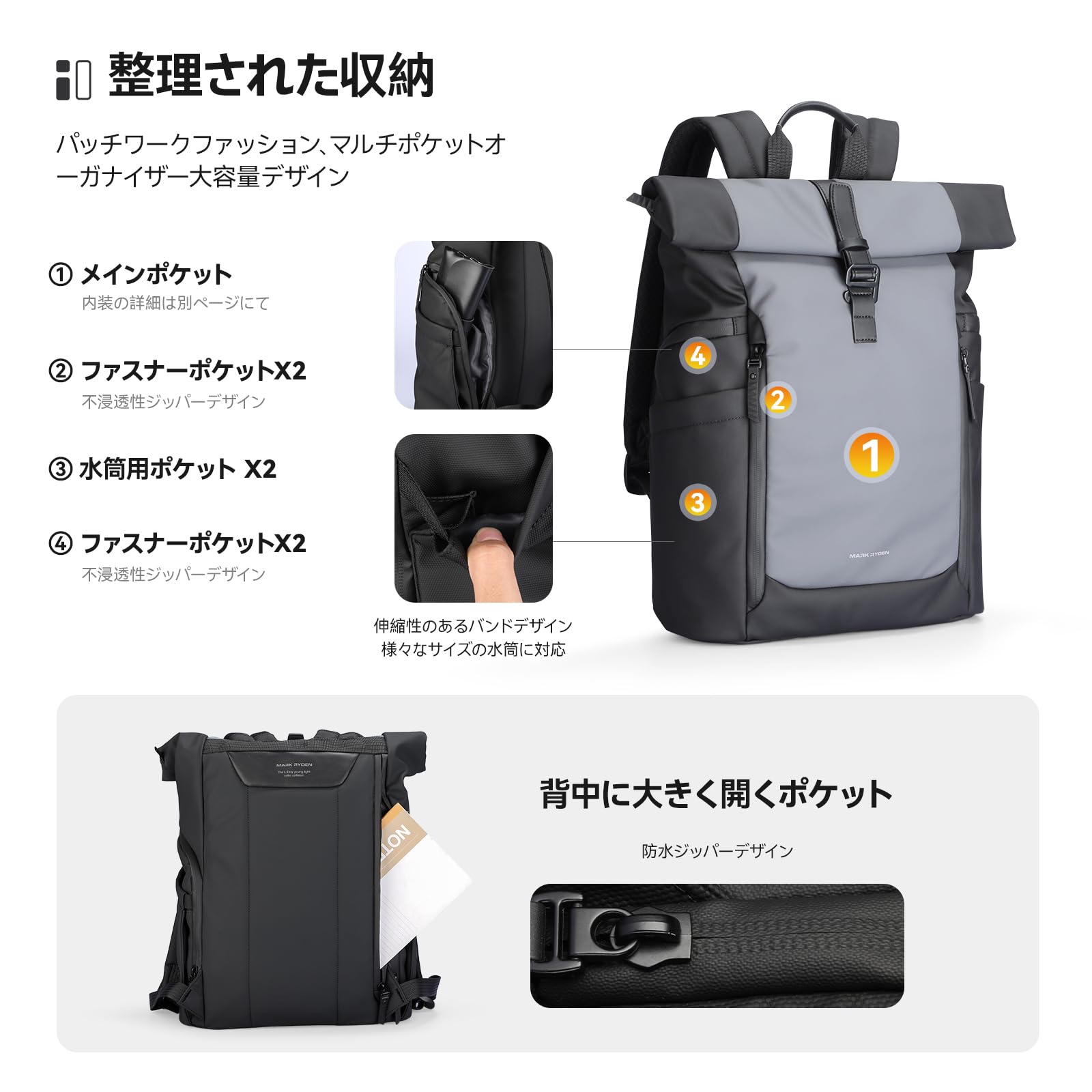Amazon.co.jp: MS: ビジネスリュック