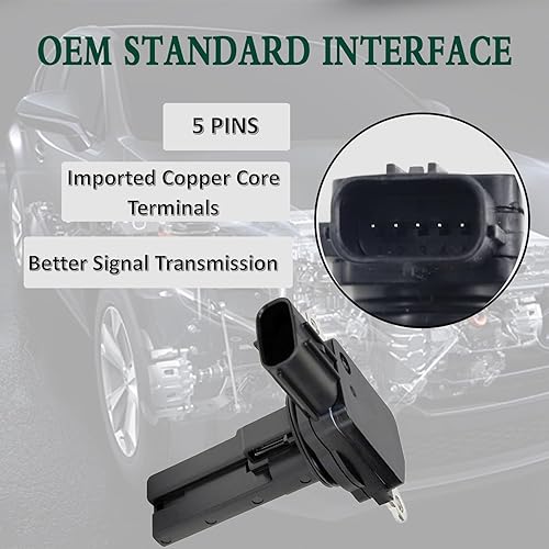 Miniatura 6 de 22204-0H010 22204-31010 Medidor de sensor de flujo de aire masivo MAF compatible con Toyota Avalon 2005-2012 Camry 2007-2011 Highlander 2008-2013