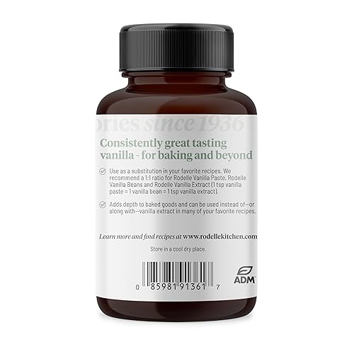 Miniatura 3 de Rodelle Pasta, vainilla, 4 onzas líquidas (paquete de 1)