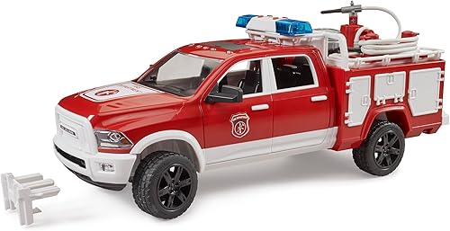 Miniatura 1 de Bruder 02544 RAM 2500 Camión de bomberos con módulo de luz y sonido
