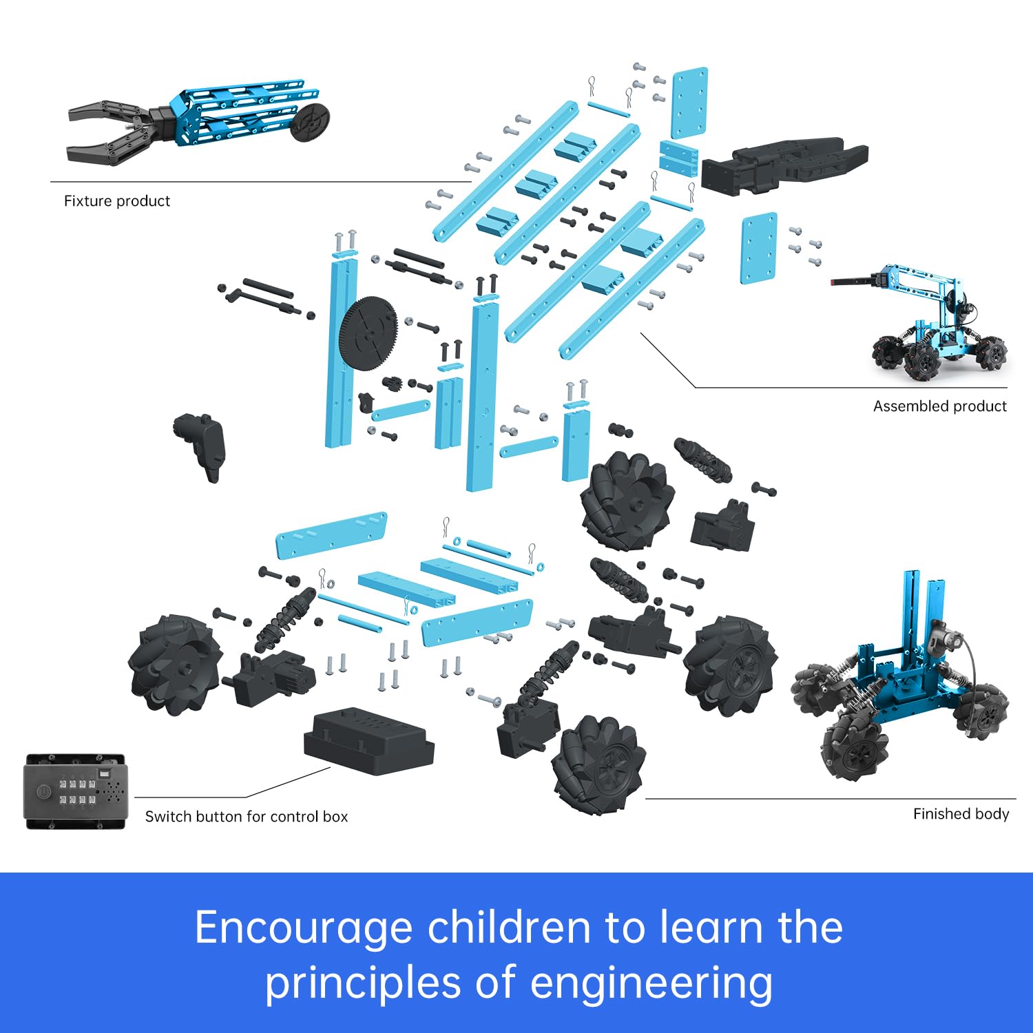 Amazon.com: VANLINNY Robot Arm,STEM Project for Boys Age 8-12