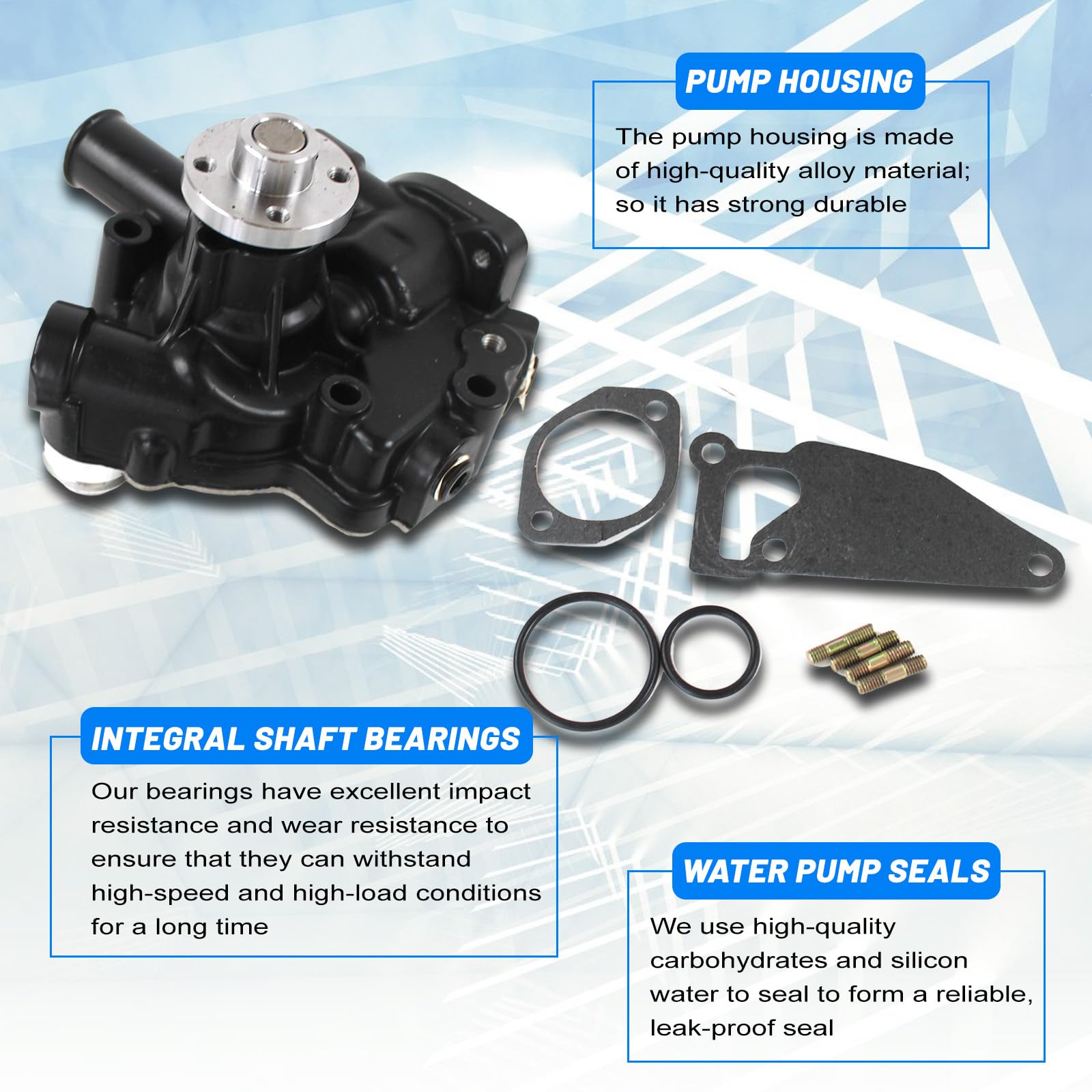 Amazon.com: COPACHI Engine Water Pump 13-2269 132269