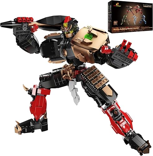JMBricklayer Mech Sets Robot Bloques de construcción para adultos 70127, Mechs Swordsman Assassin Figuras de acción Kit de modelo para construir,