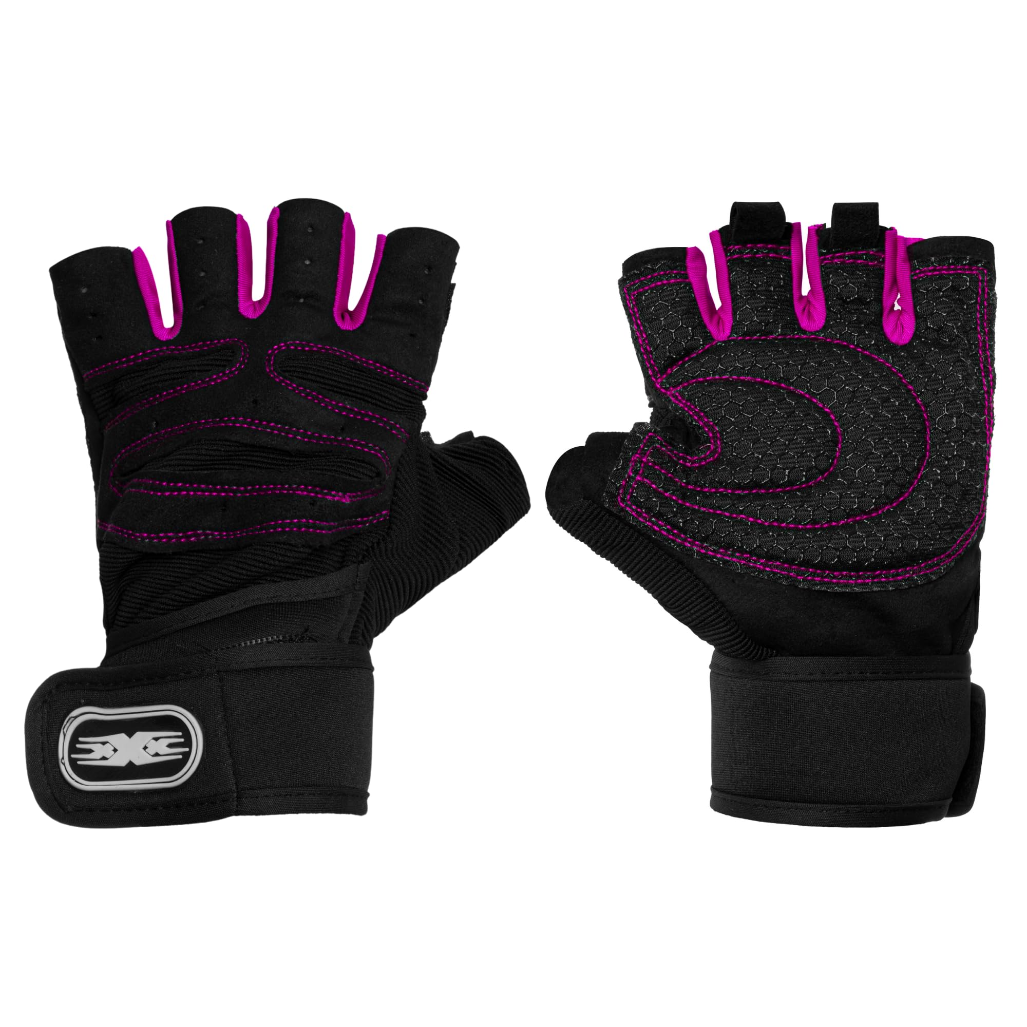 BADOWL Gym Gloves with Wrist Strap Grips Accessories for Men & Women | Cycling Gloves, Bike Sports Gloves, Training Gloves & Exercise Gloves (Pink-Free Size) (B0D4ZCWDL3) Amazon Price History, Amazon Price Tracker