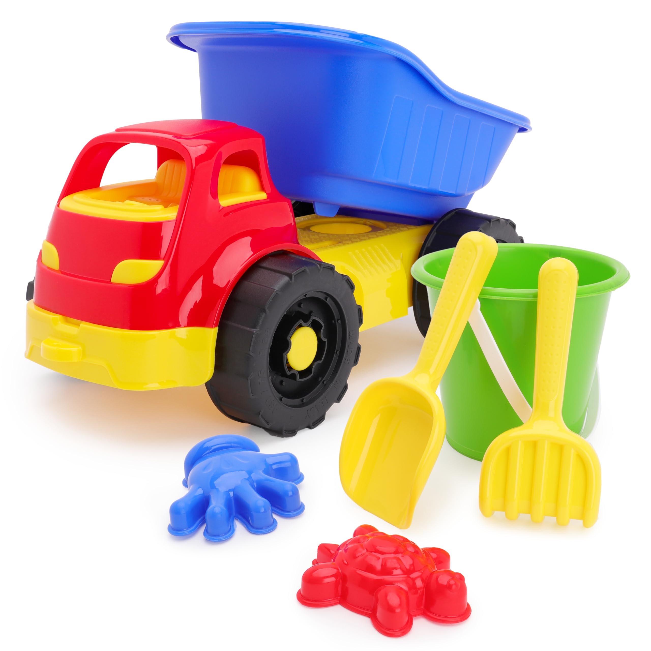 Toyland® 33cm Dump Truck with 5 Piece Kids Gardening Set