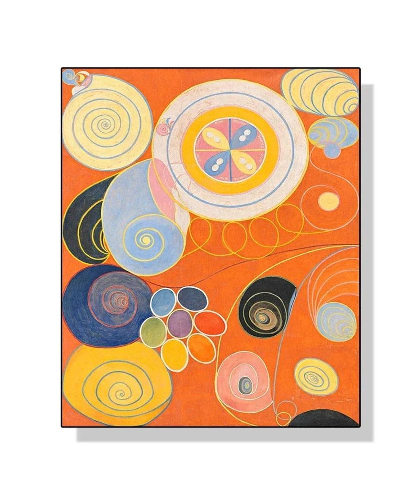 BYAMBD Aesthetic Pictures Abstract Exhibition Museum Poster Print Bohemian Scandinavian Wall Art Picture Home Room Decoration Frameless(F,40x50cm)