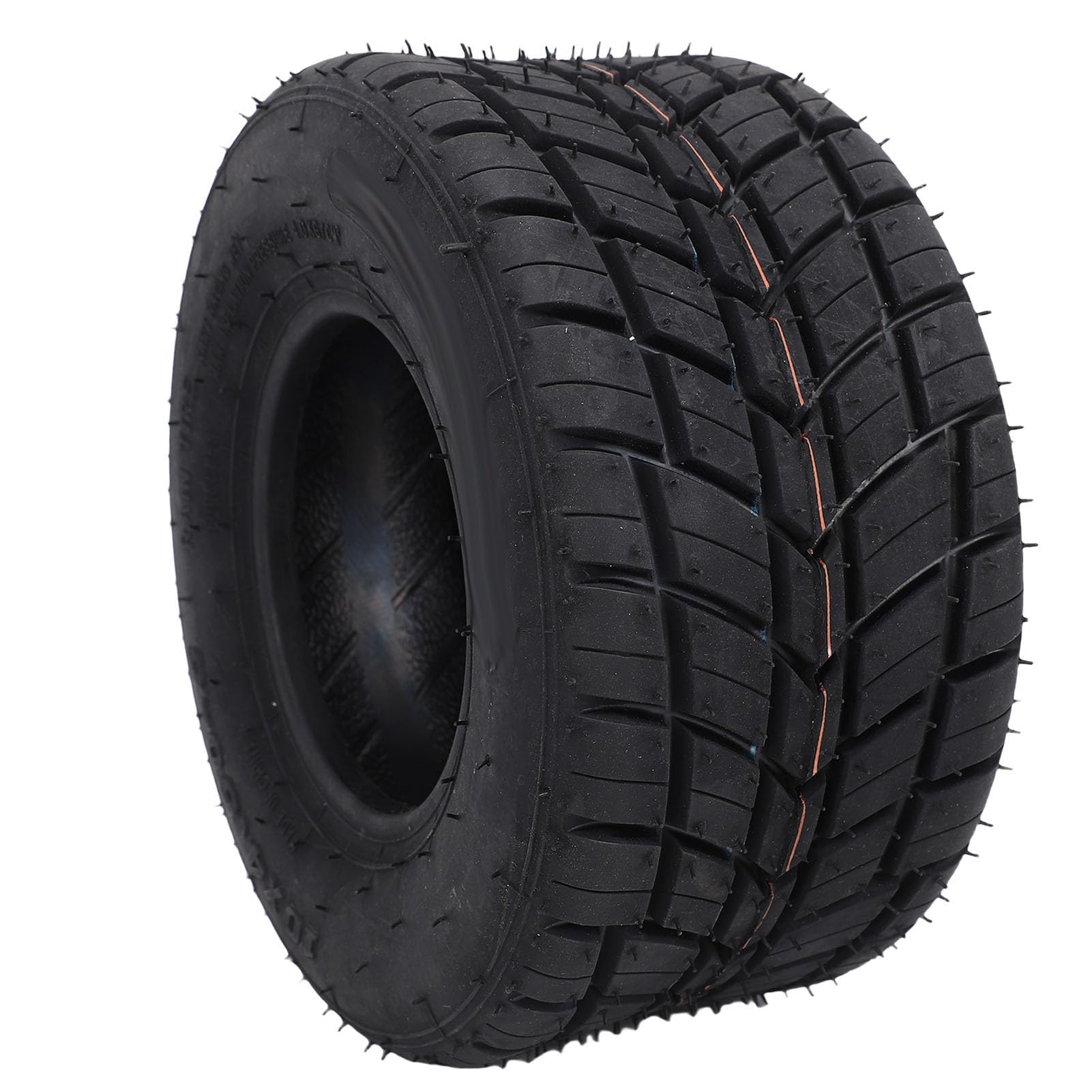Pneumatico per Ruota Anteriore Go Kart, Pneumatico per Ruota Tubeless in Gomma ATV UTV 10x4.50-5, Battistrada Antiscivolo a 4 Strati Stabilità per l'uso in Pioggia per Cerchio Anteriore Go