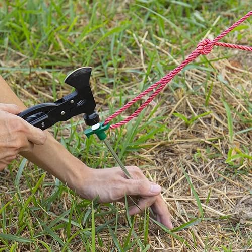 Miniatura 5 de Estacas para Tienda de Campaña, 10 Piezas Estacas para Tienda Resistentes, Estacas Profesionales para Camping al Aire Libre Resistentes al Viento,