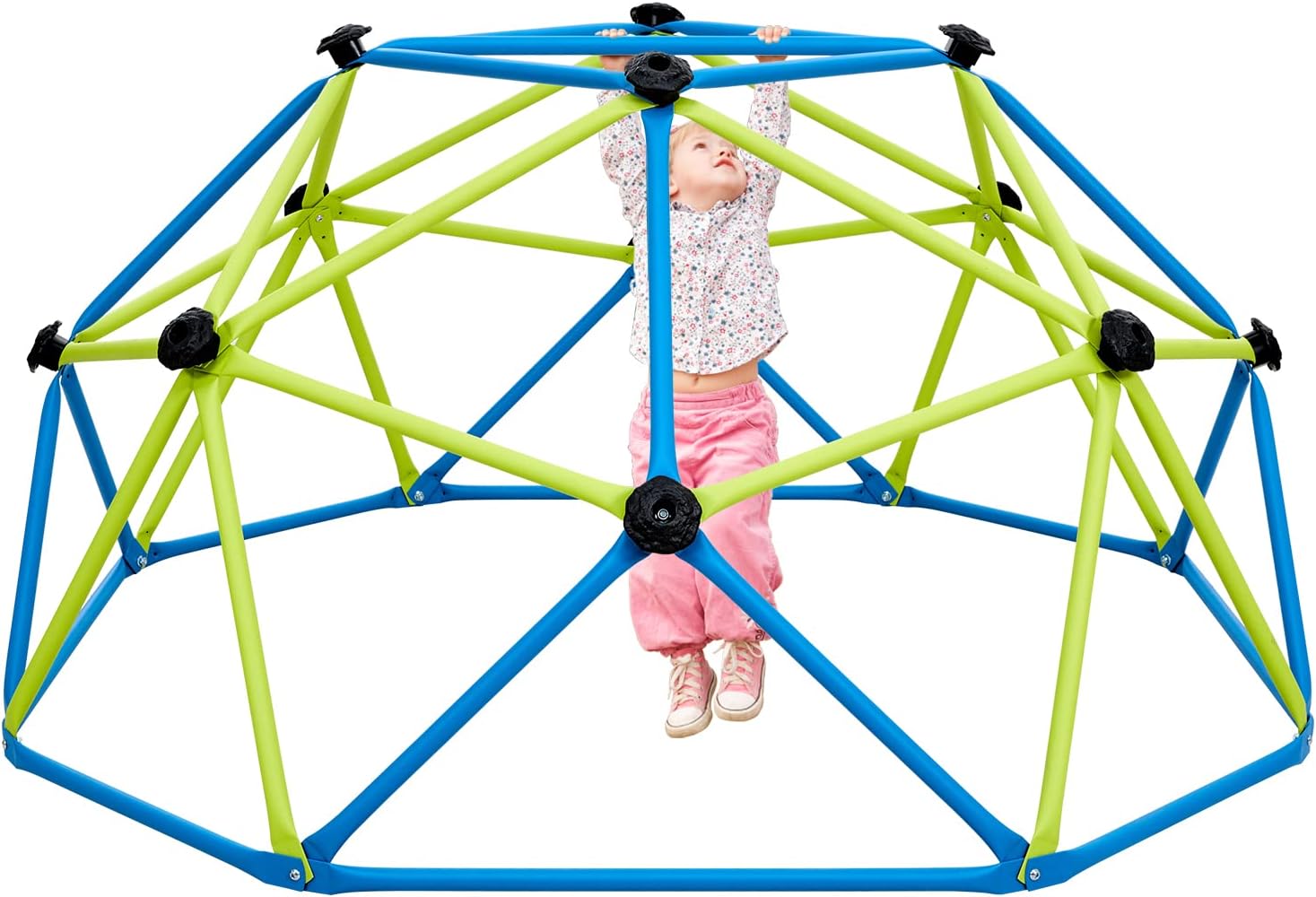 Albott Dome Climber - 6FT Indoor Matte Jungle Gym Playground Geodesic Climbing Dome for Within 8 Years Kids Outdoor Toys with Rust and UV Resistant Steel Frame, Supports 600lbs, Easier Assembly : Toys & Games