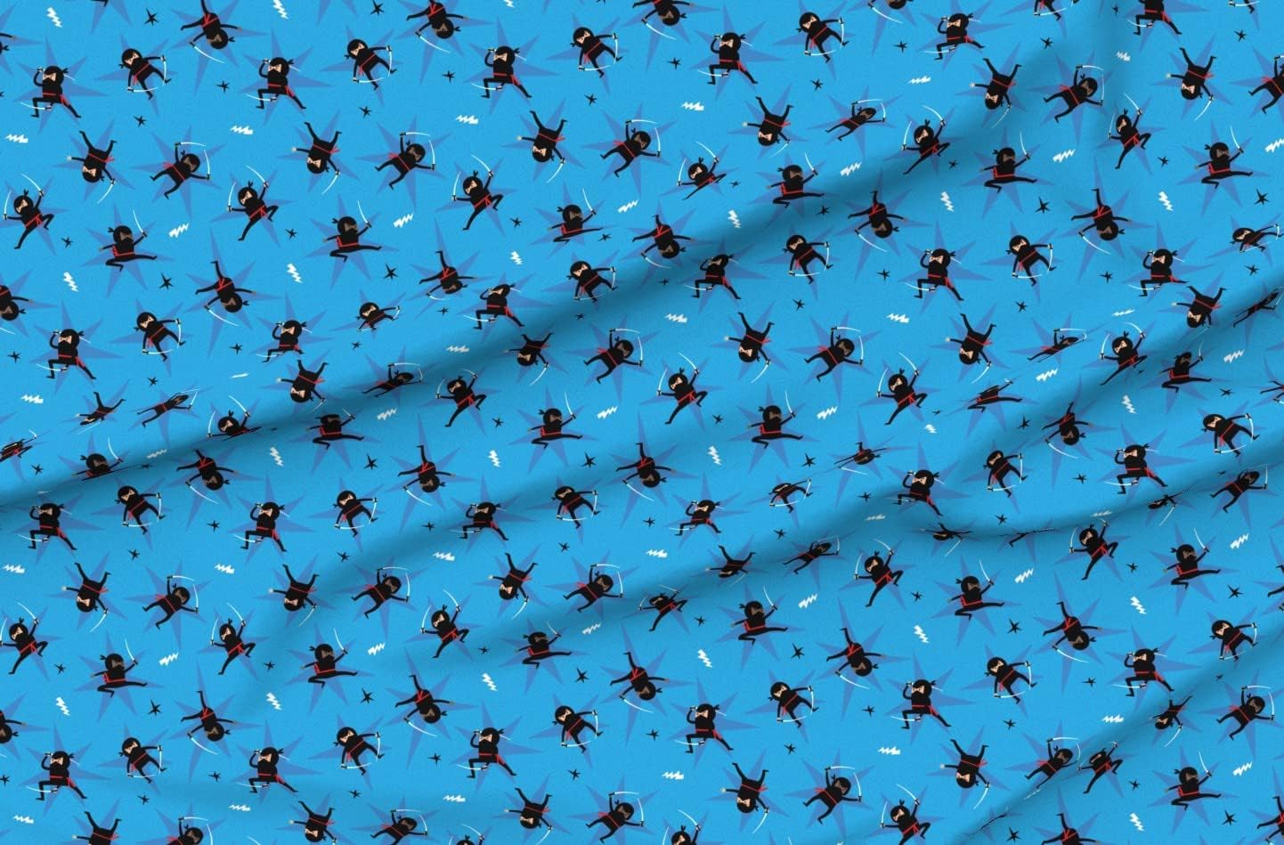 Spoonflower Fabric - Kids Adventure Boys Girls Printed on Organic Cotton Sateen Fabric by The Yard - Sewing Quilting Apparel Home Decor