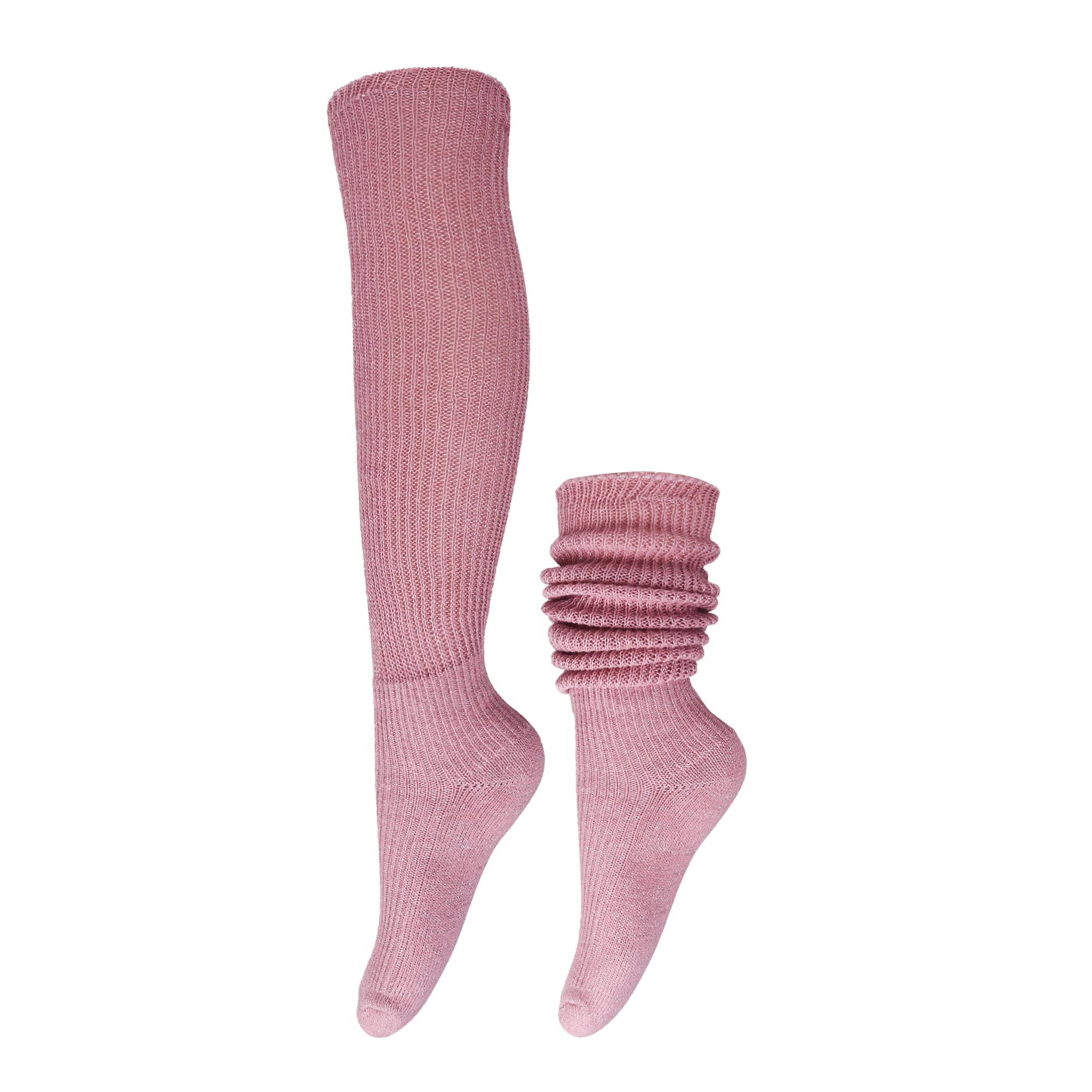 Benefeet Sox Calcetines holgados con purpurina para mujer y niña, bonitos calcetines hasta la rodilla, calcetines largos apilados