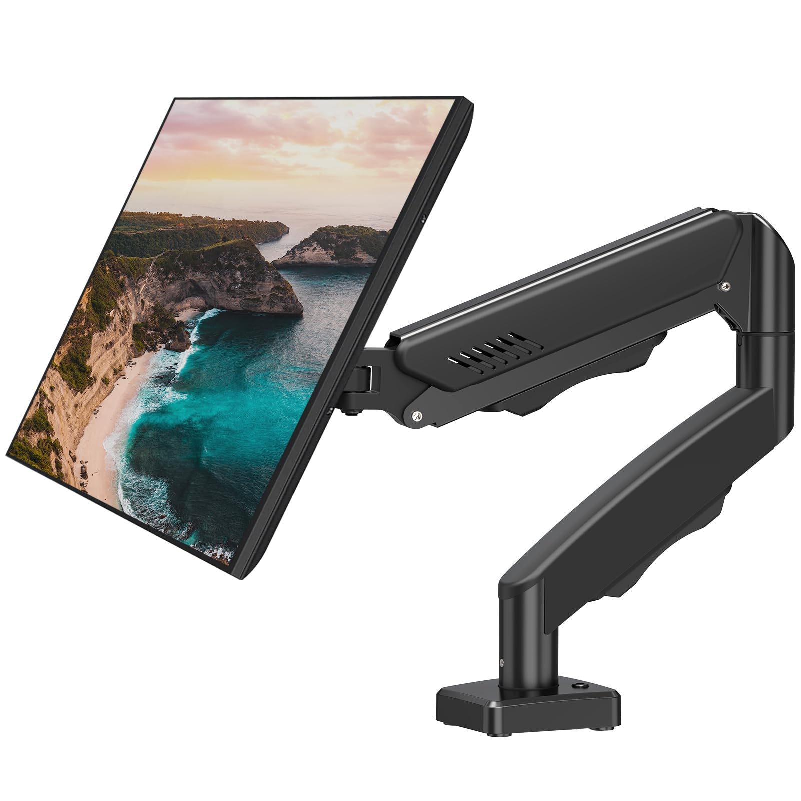 Single Monitor Mount Arm Fits up to 32 ", Holds 4.4-19.8lbs