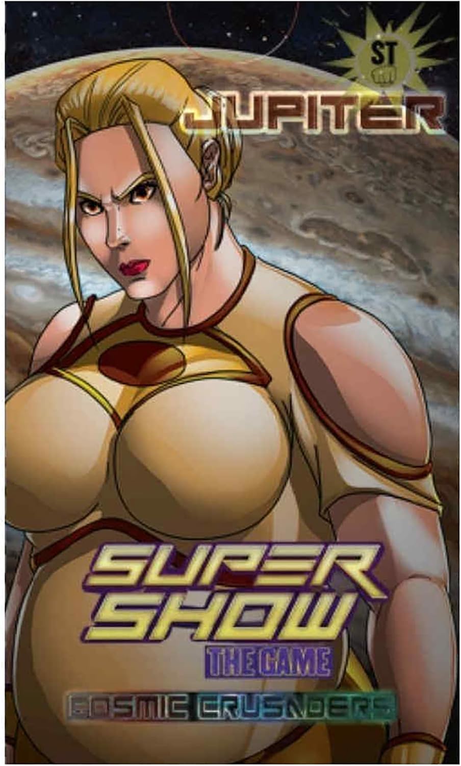 GTS Distribution Supershow Cosmic Crusader: Jupiter - Wrestling Card and Dice Game. SRG Structure Deck. Ages 12+, 2-6 Players, 10 Min Game Play (SRG41000)