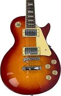 Mxt - guitarra elétrica lp classic cherry burst mlp-cb6s