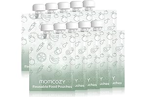 Momcozy Reusable Baby Food Pouches - Fill and Squeeze