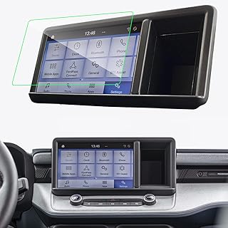 LUWU for 2022 2023 2024 Ford Maverick Screen Protector 8 Inch 2023 2024 Ford Maverick Accessories 2022 2023 Ford Maverick Glass Screen Protector 2023 Maverick Screen Protector Tempered Glass 9H Anti-glare 2023 Maverick Touchscreen Protective Film