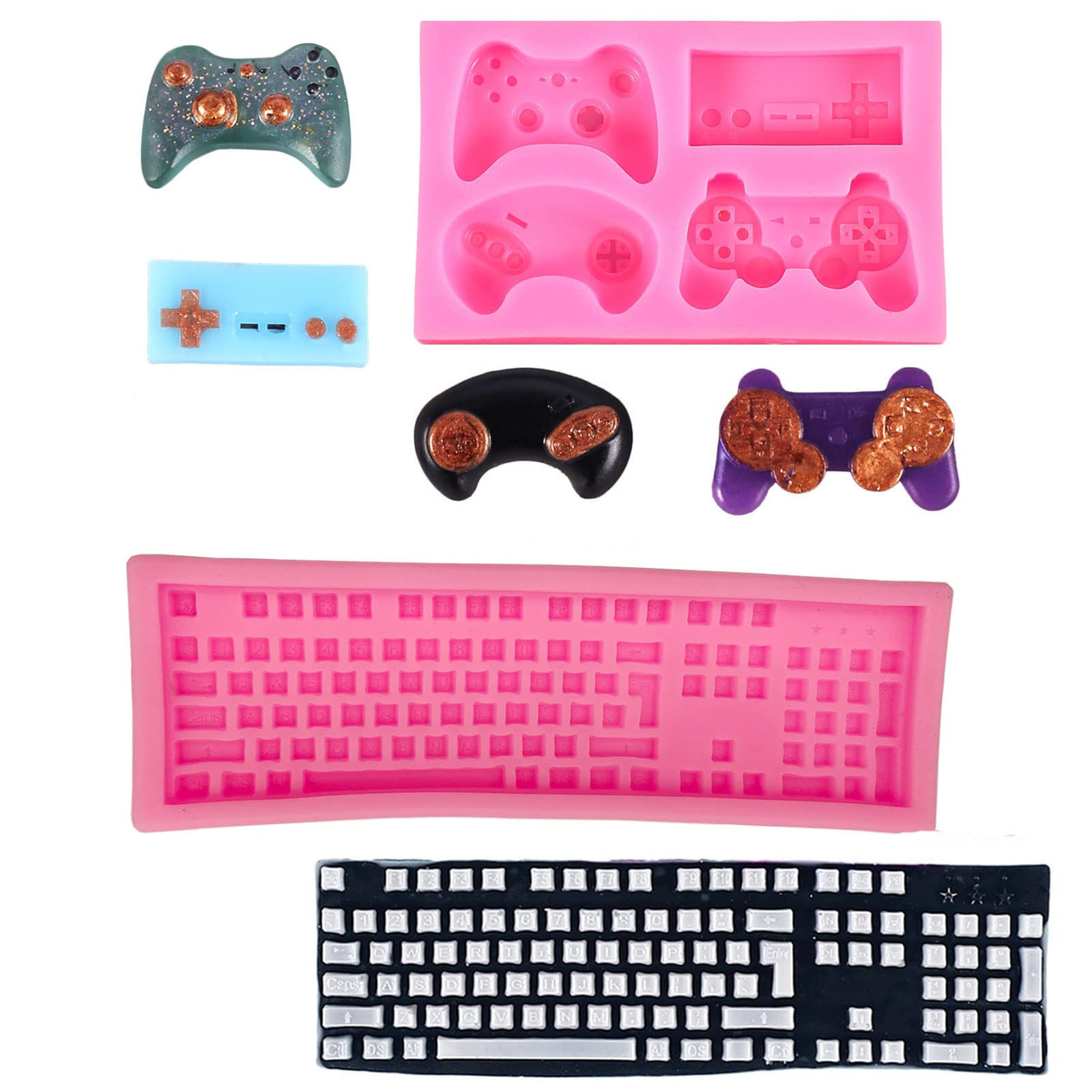 Funshowcase Stampo rotondo silicone forno disco 6 cavità 4 pollici vassoio resina epossidica cerchio torta cioccolato torta crema pasticcera muffin panini uova bakeware Sapone cemento gesso pan