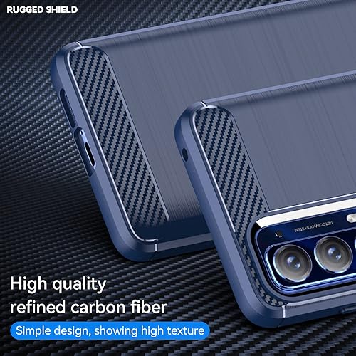 Miniatura 4 de Asuwish Funda protectora para Motorola Moto Edge 2021MotoEdge 5G UW con protector de pantalla de vidrio templado y accesorios delgados y suaves para